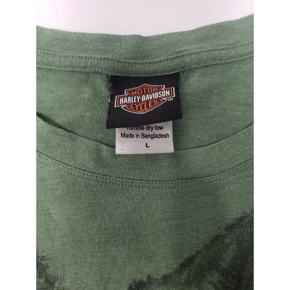Lot Of 2 Motorcycle Harley Davidson T Shirts Short Sleeves Size Large - Picture 5 of 7